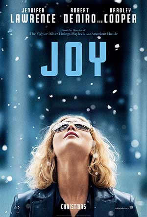 2015. Título original: Joy Dirección y guión: David O. Russell Fotografía: Linus Sandgren Música: David Campbell y West Dylan Thordson Reparto: Jennifer Lawrence, Robert de Niro, Bradley Cooper, Isabella Rossellini 