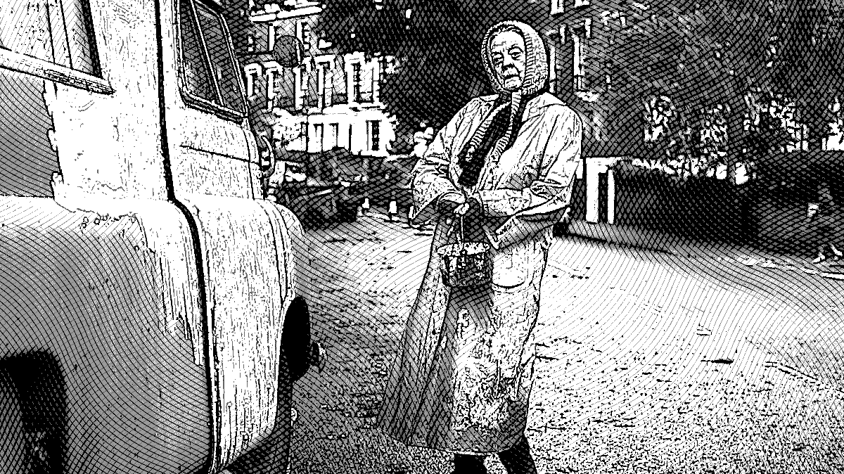 Lady in the van: aparcamiento reservado